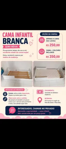 Vende-se cama infantil mais colchão