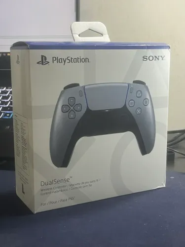 Controle dual sense ps5 prata( lacrado)
