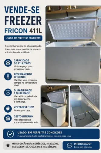 Freezer Fricon 127v