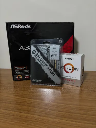 Kit Upgrade PC - ASRock A320M-HD + Athlon 3000G + 8GB DDR4