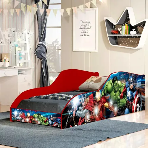 Cama infantil Os Vingadores + colchão NOVA