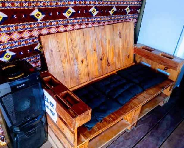 Sofá para barbearia