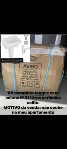 Tanque de cerâmica novo