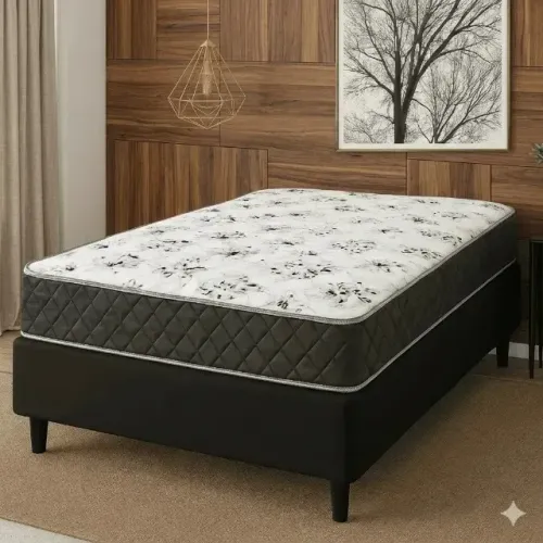 Conjunto base e colchão D33 Solteiro