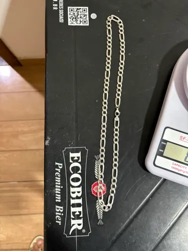 CORDÃO DE PRATA 925 ELO 3x1