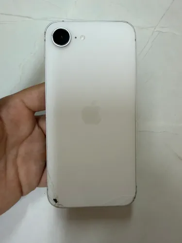 iPhone 16E 128GB Branco Traseira Quebrada