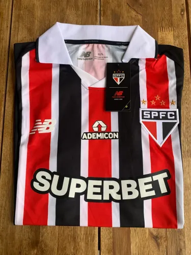 Camisa São Paulo FC 2026 Masculina Tricolor - Nova