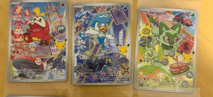 Pokémon Parceiro Inicial Série 3 Trio Paldea
