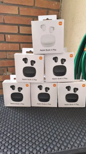 Fone de ouvido Redmi buds 6 play, original, novo e lacrado.