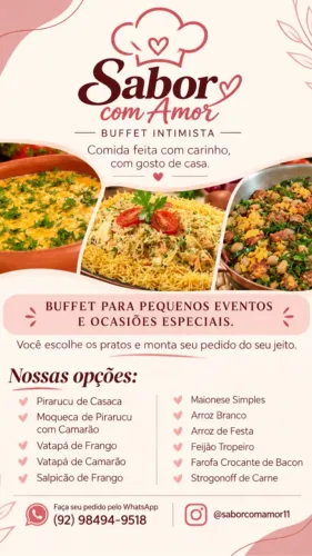 Buffet de comida Manaus