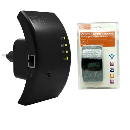 Repetidor de sinal wi-fi amplia sinal na sua casa