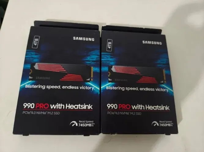  (Novo Lacrado) SSD NVME 4TB Samsung 990 PRO HEATSINK LACRADO