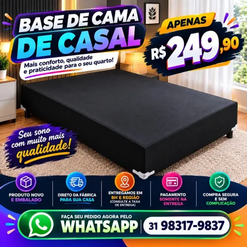 BASE DE CAMA DE CASAL