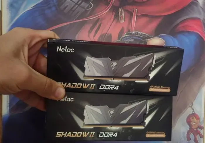 memoria ddr4 netac 2x16gb 3200mhz novas lacradas
