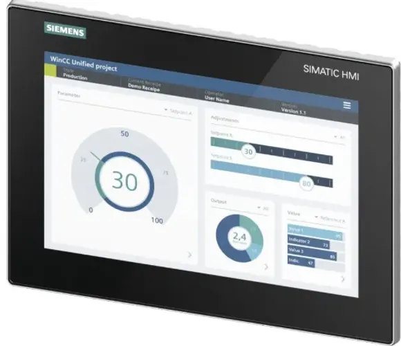 Interface IHM Simatic Unified Comfort Panel Touch 12" MTP1200 6AV21283MB060AX0 Siemens