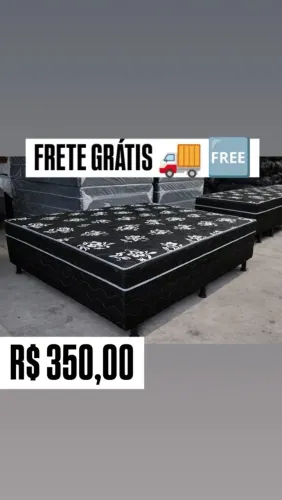 CAMA BOX CASAL - FRETE GRÁTIS