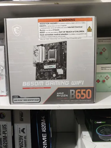 Placa mãe MSI B650M Gaming wi-fi AM5 novo lacrado 