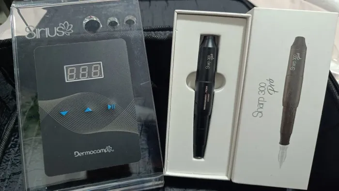 Conjunto Dermografo Sharp 300 Pró + Case + Controle Sirius