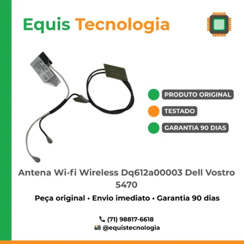 Antena Wi-fi Wireless Dq612a00003 Dell Vostro 5470 (ml309)