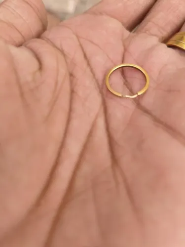 VENDO PAR DE BRINCOS DE OURO ( PARA HOJE)