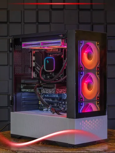 Desktop Gamer i5 12600KF, RTX 5060, 32GB, NVMe 500GB, WC 240mm, Fonte 650W, Acegeek