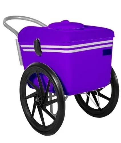 5543 - CARRINHO DE PICOLE T350 ROXO / MARCA: THERMOTOTAL