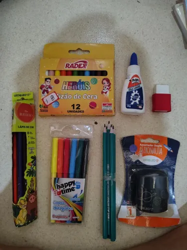 Kit de papelaria infantil