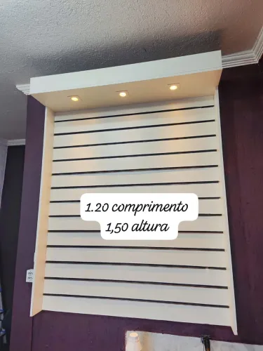 Painel expositor para comércio loja com led