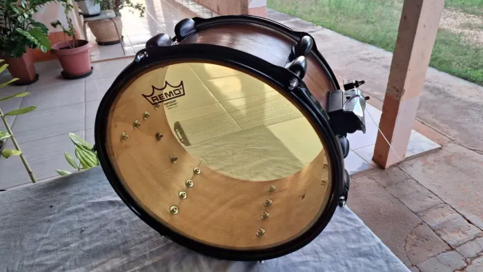 Caixa de BATERIA 13x6 de madeira anos 90 - TAMA ROCKSTAR
