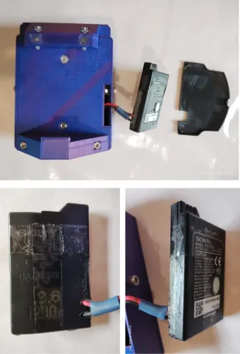 Super Bateria Externa Para Sony Psp 2000 3000 Impressão 3d 5400mah