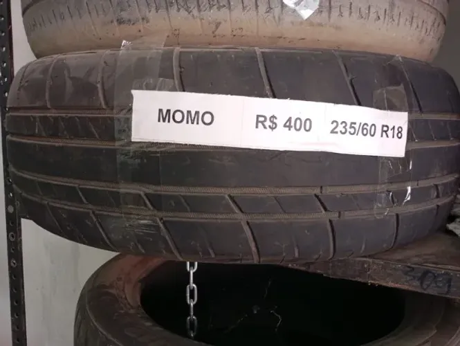 4 PNEUS MOMO 235/60 R18 - ÓTIMO ESTADO + PREÇO DE OPORTUNIDADE