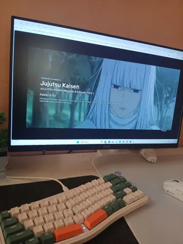 Monitor Aoc 100hz 23.8p + braço articulado