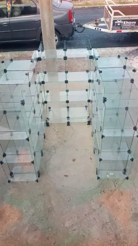 Balcão vitrine ilha