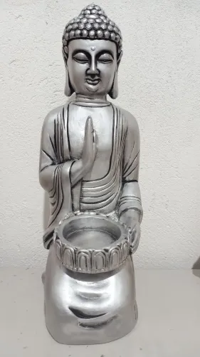Escultura decorativa de gesso com 47cm