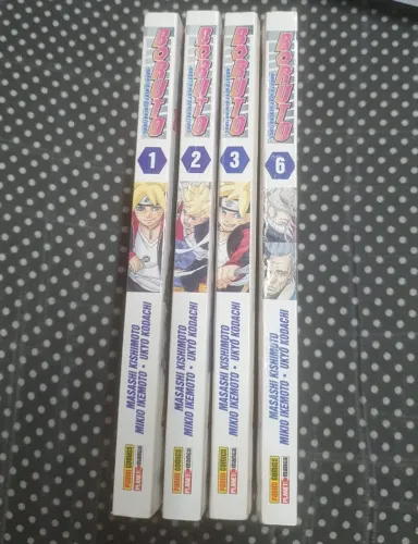 Mangás Boruto - Volumes 1, 2, 3 e 6