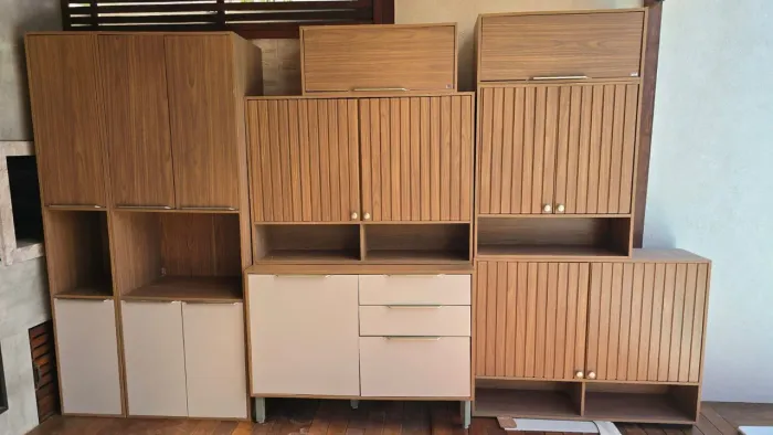 Armário de cozinha modular completo