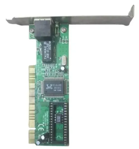 Placa de rede PCI clássico (32-bit) Realtek RTL8139 10/100 Mbps (para computador antigo)