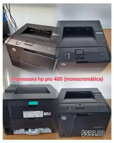 Impressora laser monocromática.