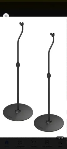 2 suporte de pedestal Caixa de som, Home Theaterh