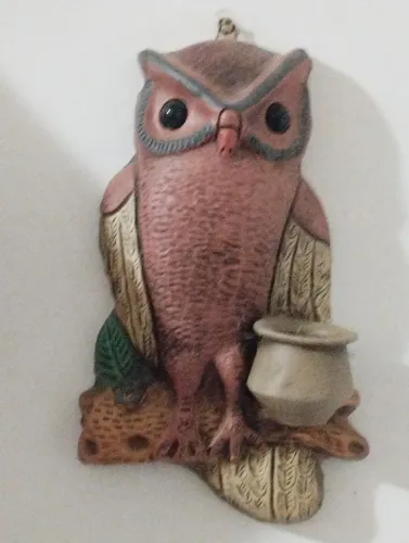 Coruja artesanal