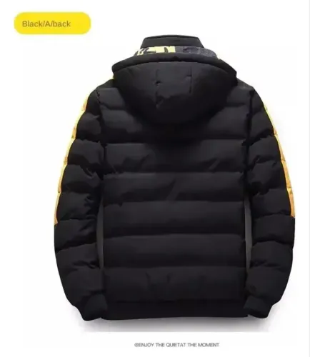 Casaco Acolchoado Reversível De Inverno Masculino Ee
