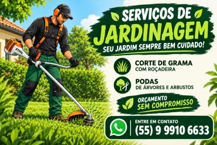 Jardinagem em Imbituba e Garopaba | Corte de Grama e Podas