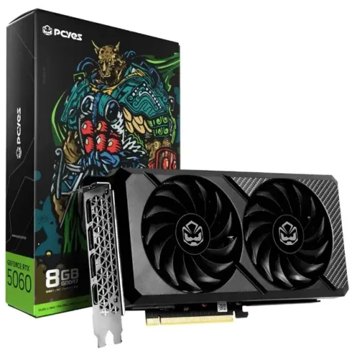 Placa De Vídeo RTX 5060, 8GB PCyes Nvidia Geforce