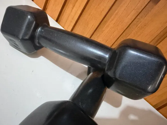 Par de halteres sextavado 3 kg