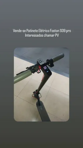 Patinete Elétrico Foston S09 pro - Usado