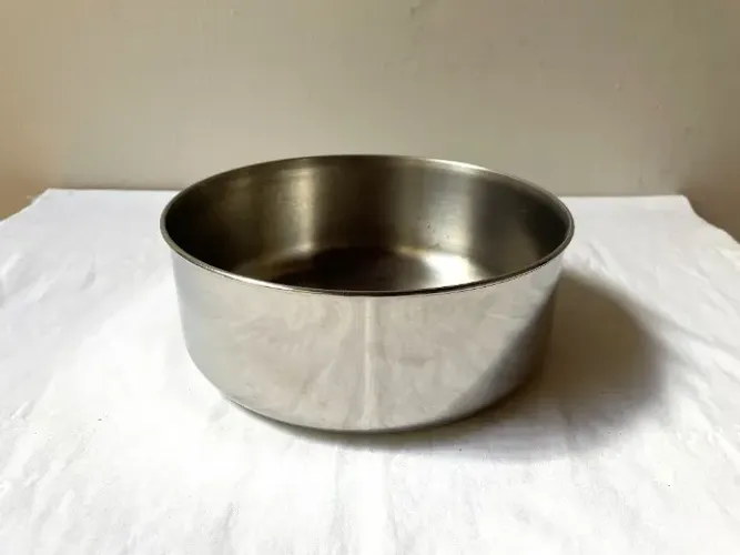Tigela Circular de Altura Reta Inox
