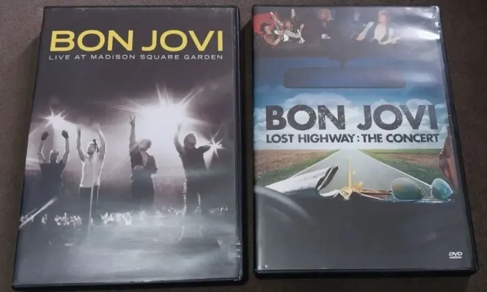 Lote DVDs Rock Bon Jovi e The Killers originais 