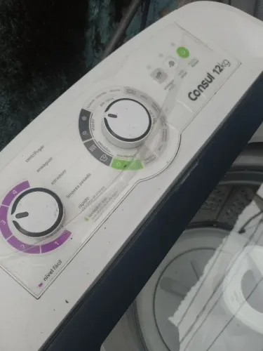 MÁQUINA DE LAVAR CONSUL 12KG NOTA FISCAL 5 MESES POUCO USO NO PLÁSTICO