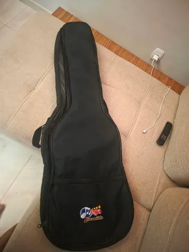 Kit completo para contrabaixo: Capa + Correia