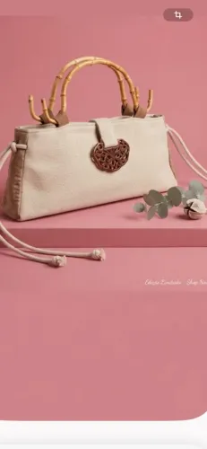Bolsa feminina, tecido, importada